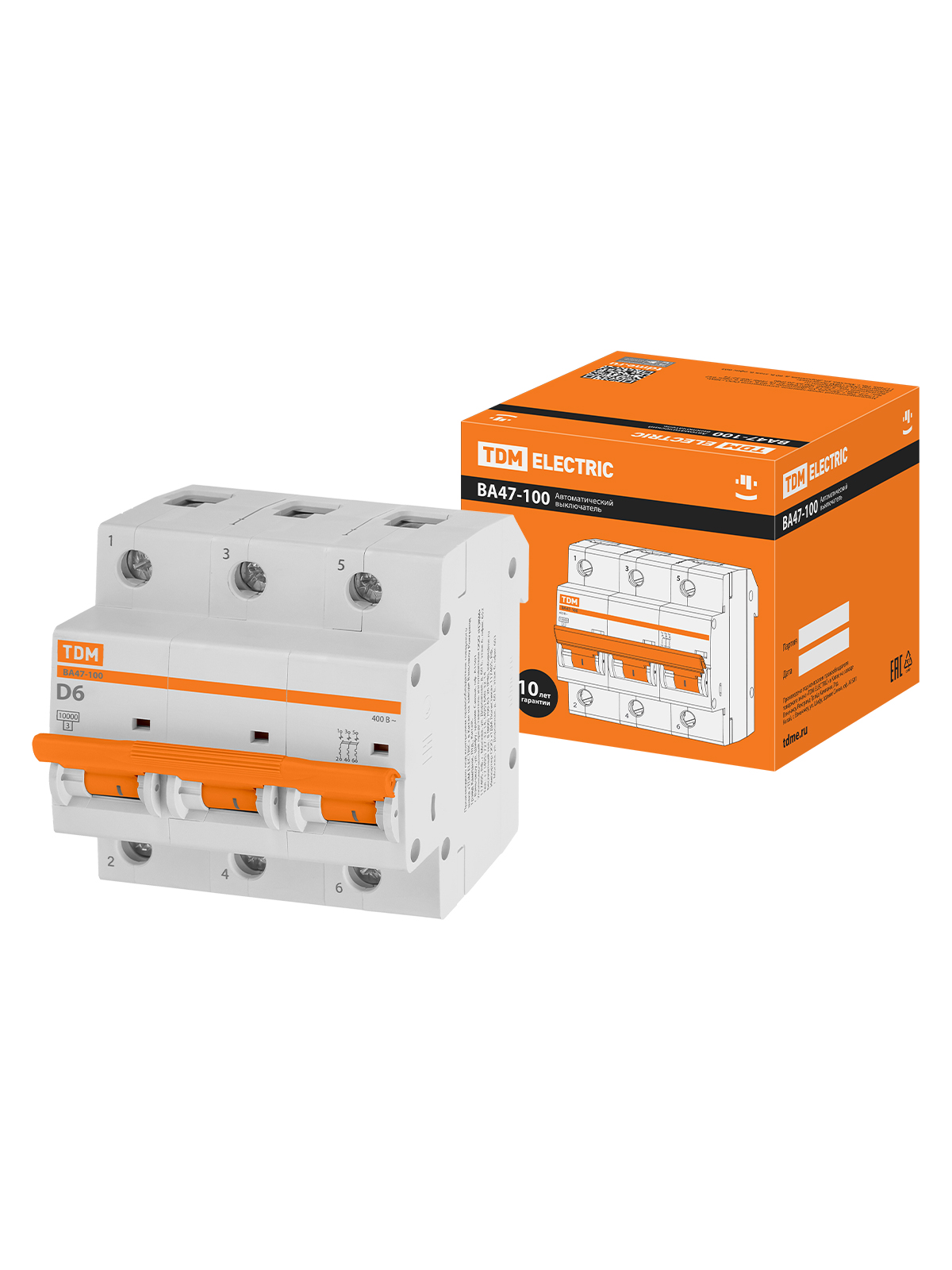 

Автоматический выключатель TDM ELECTRIC SQ0207-0142, ВА47-100