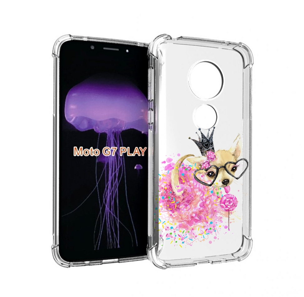 

Чехол MyPads сладкая принцесса для Motorola Moto G7 Play, Прозрачный, Tocco