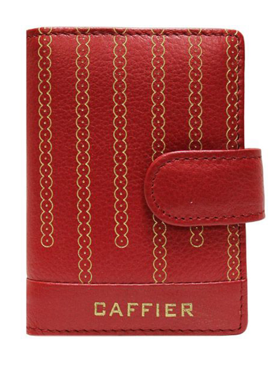 Визитница унисекс Caffier 47303 красная