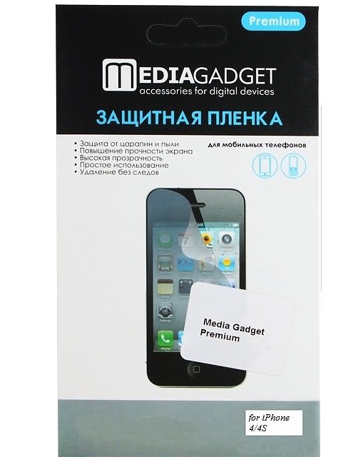 

Защитная пленка Media Gadget для iPhone 4/4s