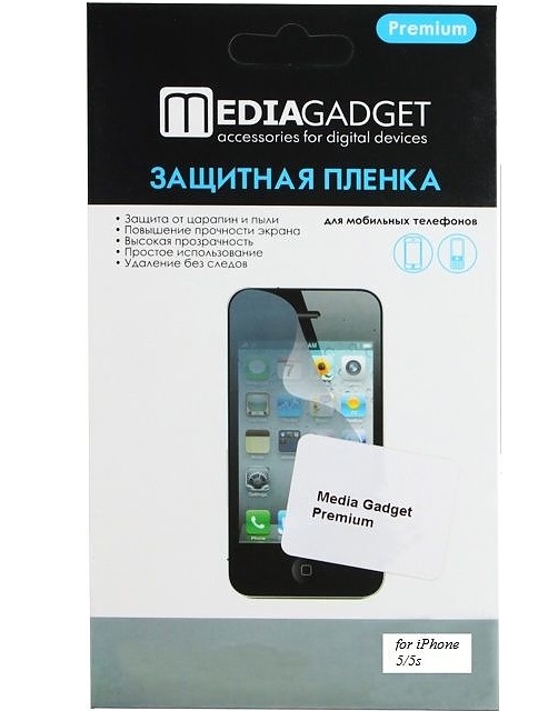 

Защитная пленка Media Gadget для iPhone 5/5s