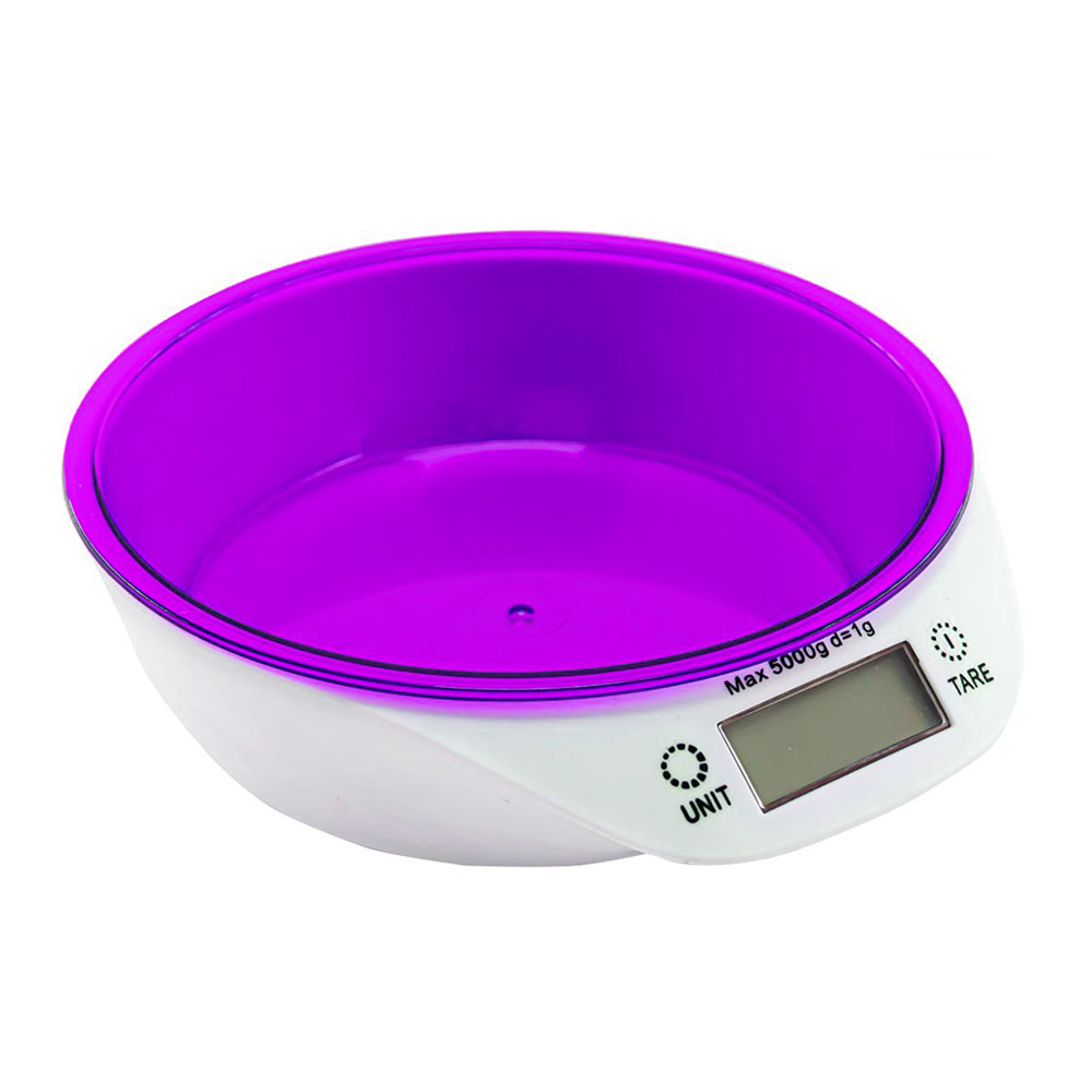 Весы кухонные Irit IR-7117 белый, фиолетовый