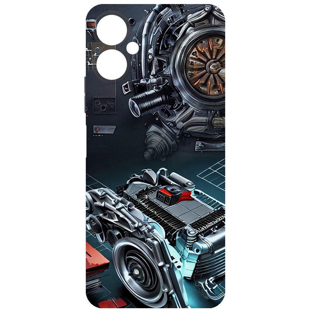 

Чехол-накладка Софт Моторы для Tecno Camon 19 Neo, Черный