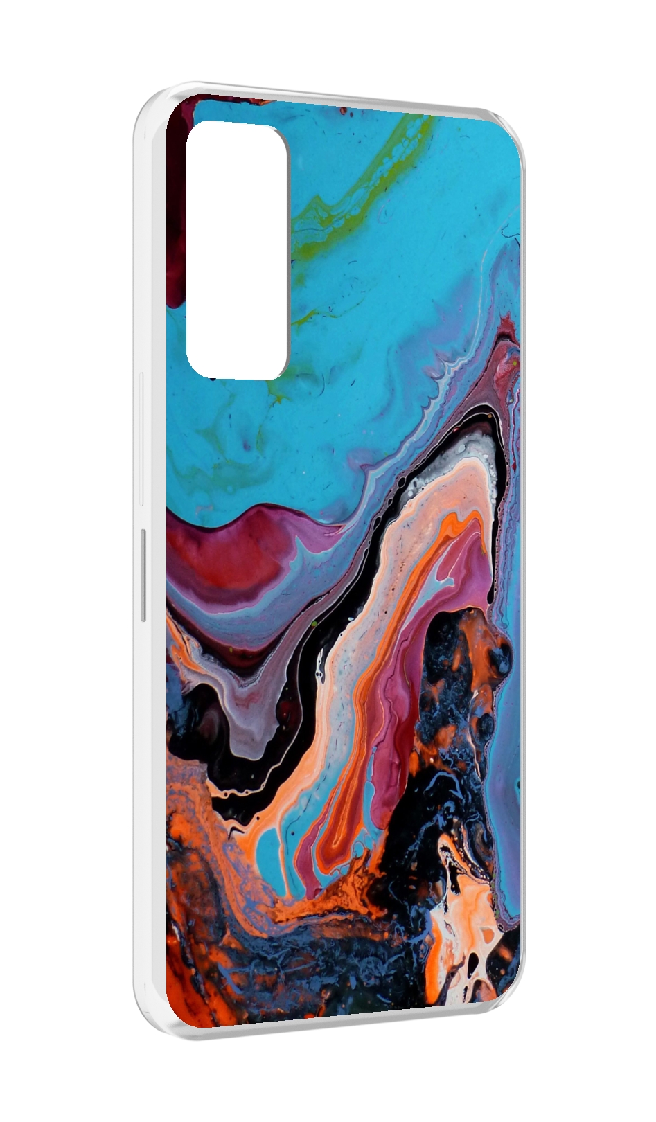 

Чехол MyPads смешанные краски для TCL 30 / TCL 30 5G / TCL 30+ plus, Прозрачный, Tocco