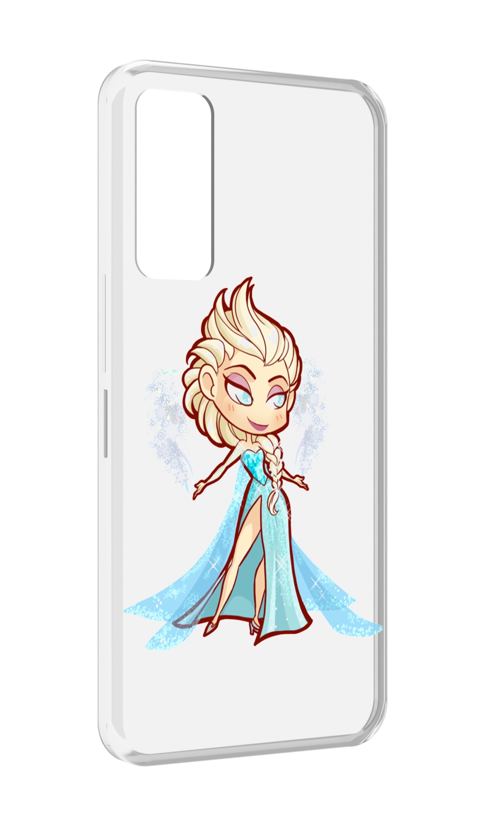 

Чехол MyPads снежная-принцесса женский для TCL 30 / TCL 30 5G / TCL 30+ plus, Прозрачный, Tocco