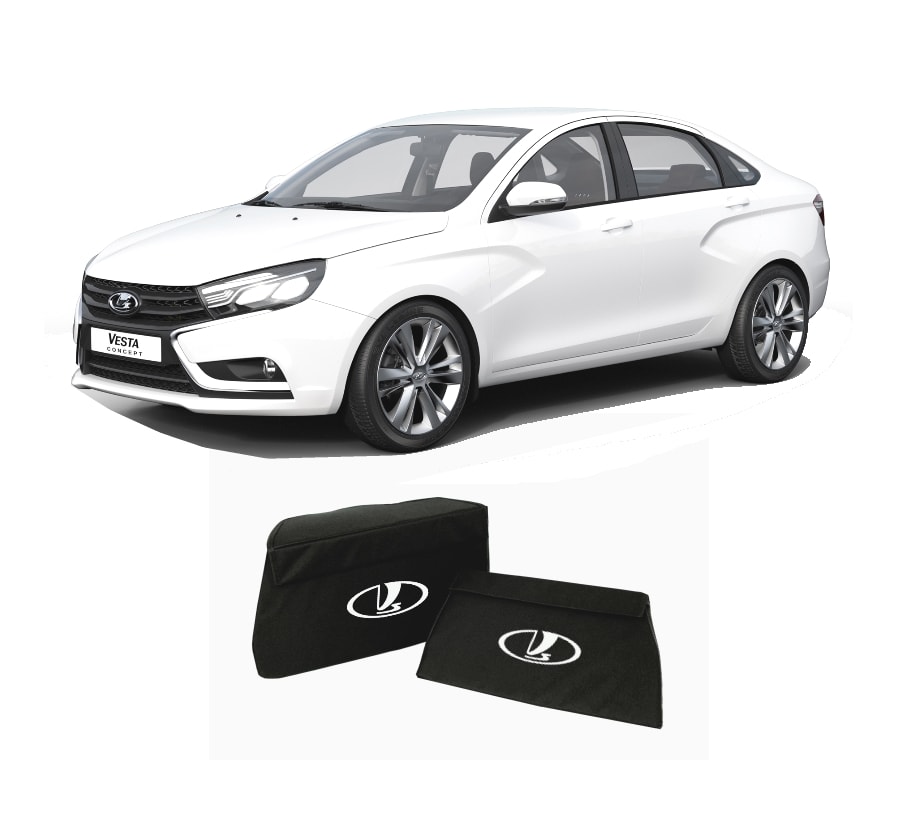 

Органайзеры в багажник Автостиль для Lada (ВАЗ) Vesta 2015 2022 I Комплект, Черный