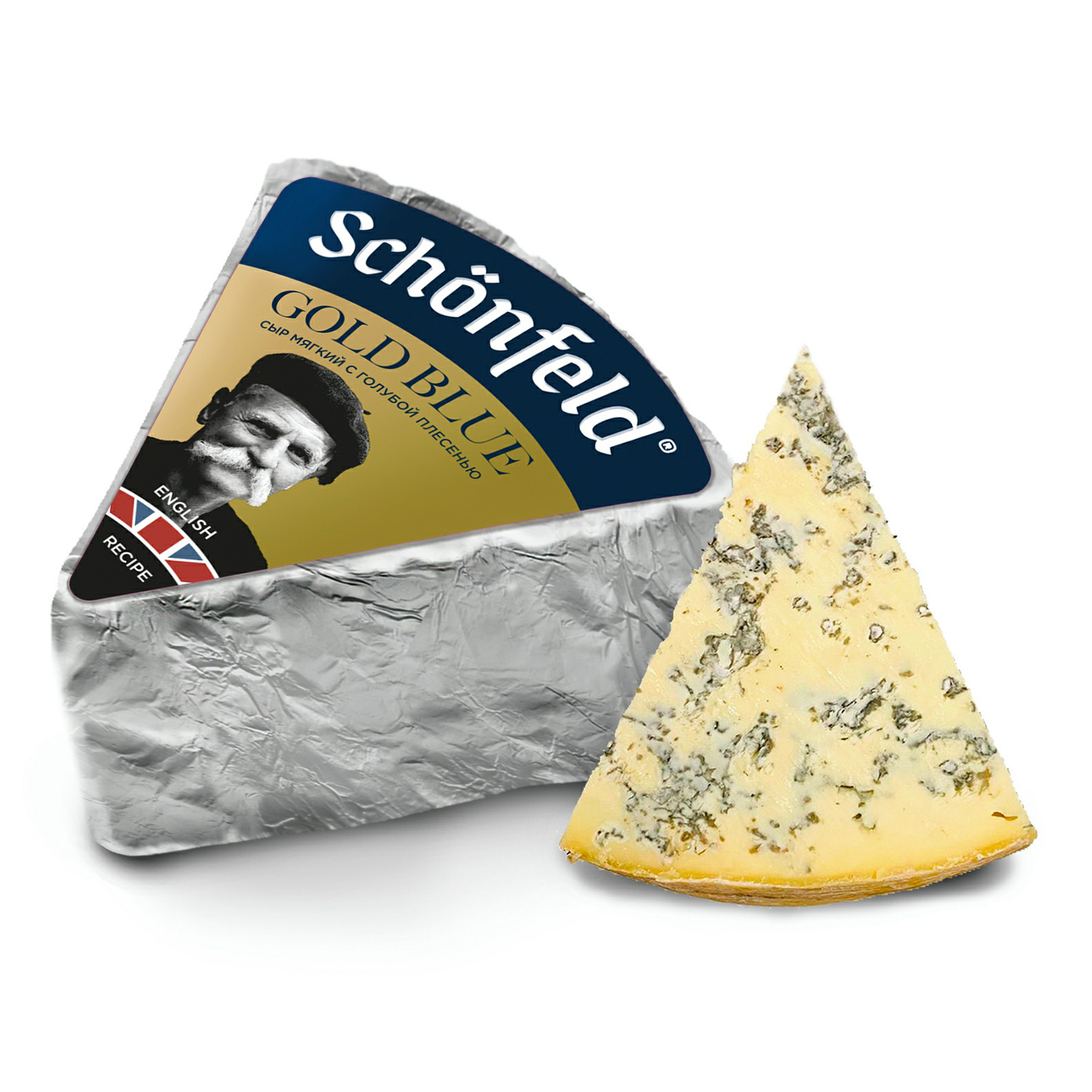 

Сыр мягкий Schonfeld Gold Blue с голубой плесенью 55%