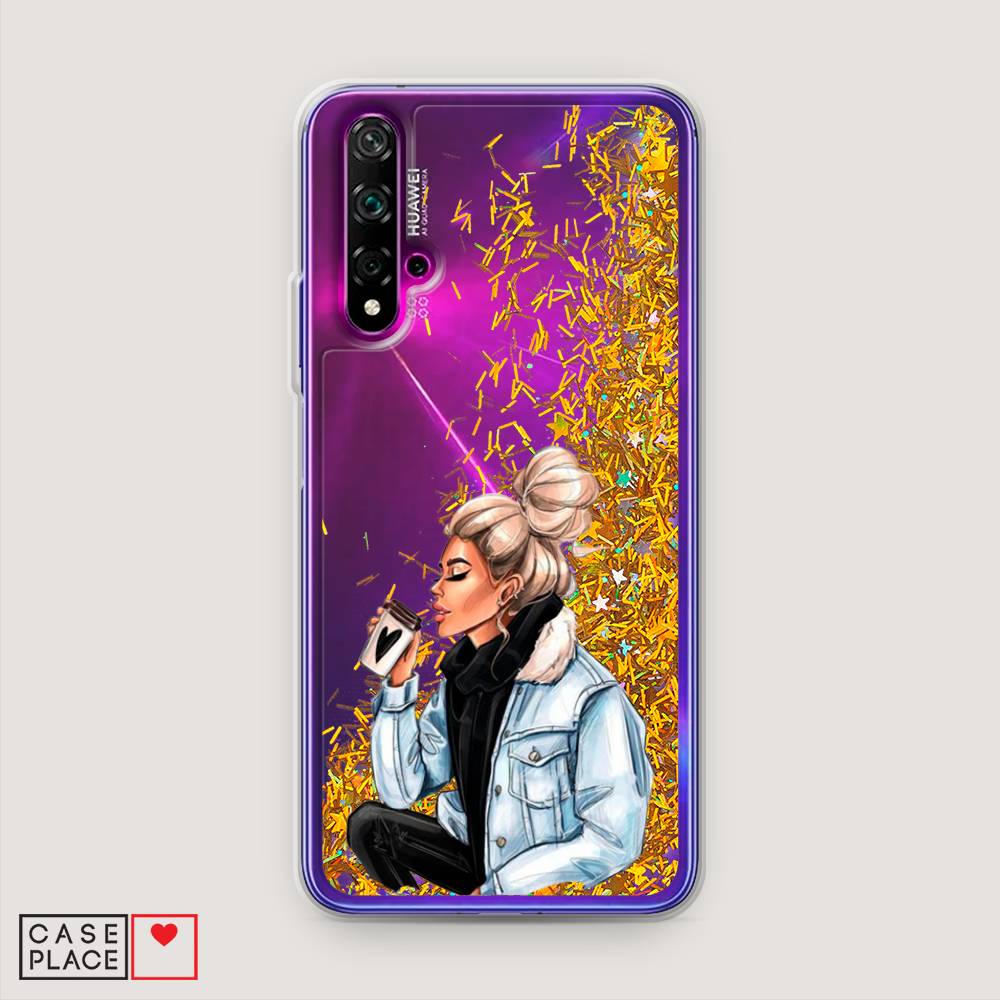 

Чехол Awog на Huawei Nova 5T "Cute girl", Разноцветный, 610590-1