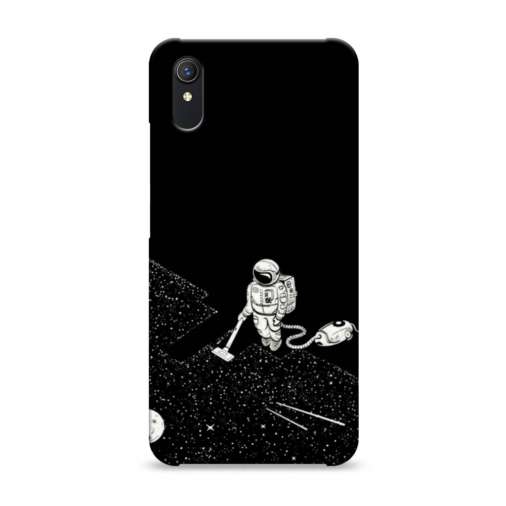 

Пластиковый чехол "Космонавт с пылесосом" на Vivo Y1s, 263220-3