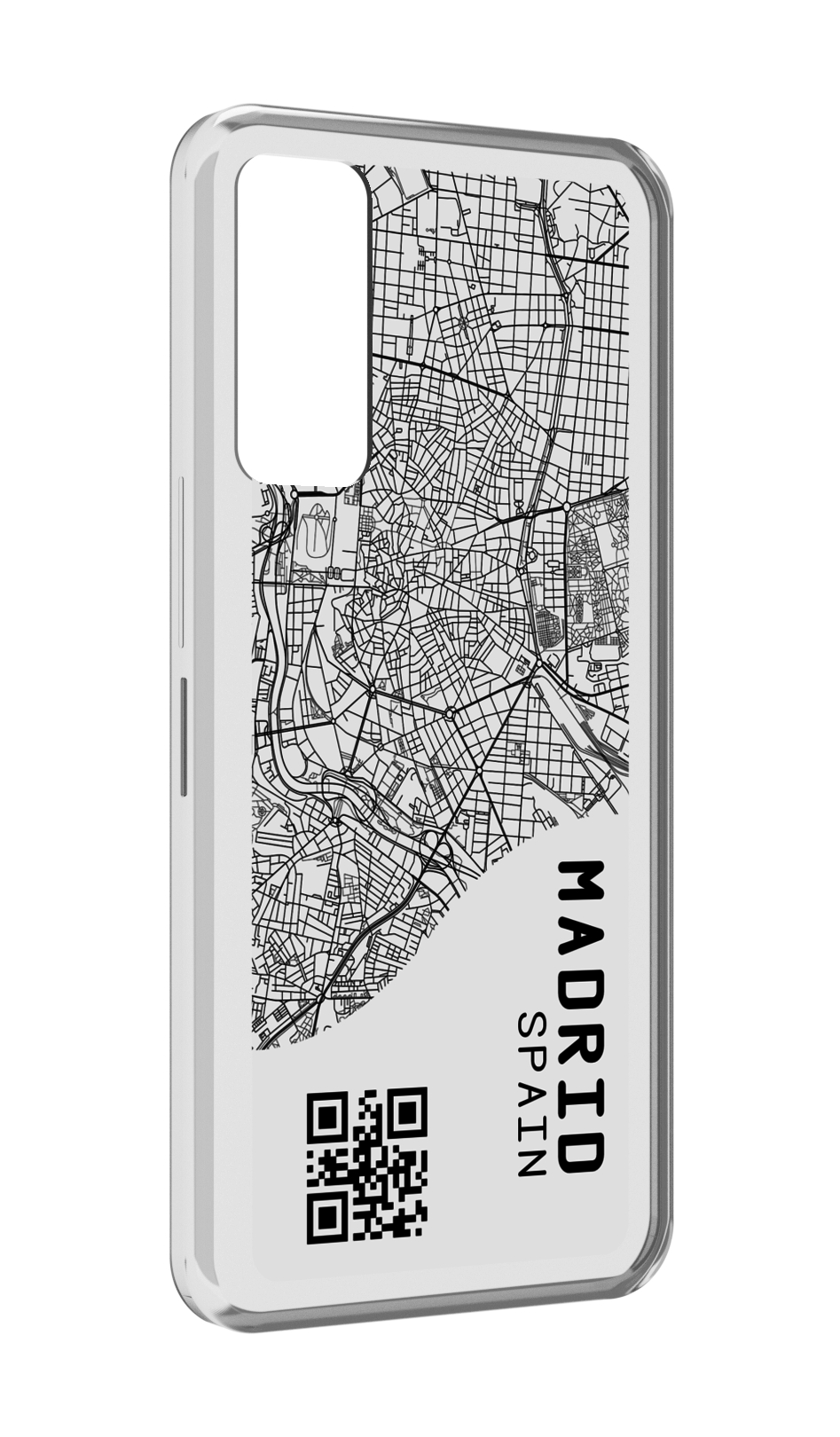 

Чехол MyPads схема-мадрид для TCL 30 / TCL 30 5G / TCL 30+ plus, Прозрачный, Tocco
