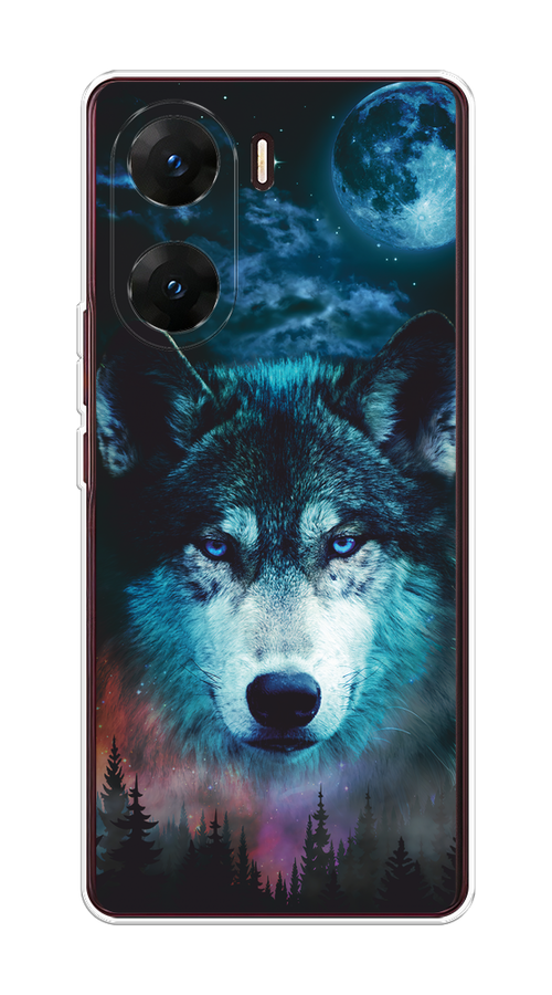 

Чехол на Vivo V29e 4G "Лунный волк", Бирюзовый;розовый;синий, 269450-1