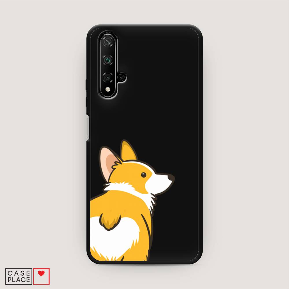 

Чехол Awog на Huawei Nova 5T "Корги следуй за мной", Разноцветный, 610552-1