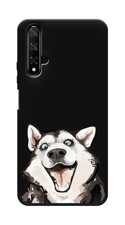 

Чехол Awog на Huawei Nova 5T "Радостный хаски", Разноцветный, 610552-1