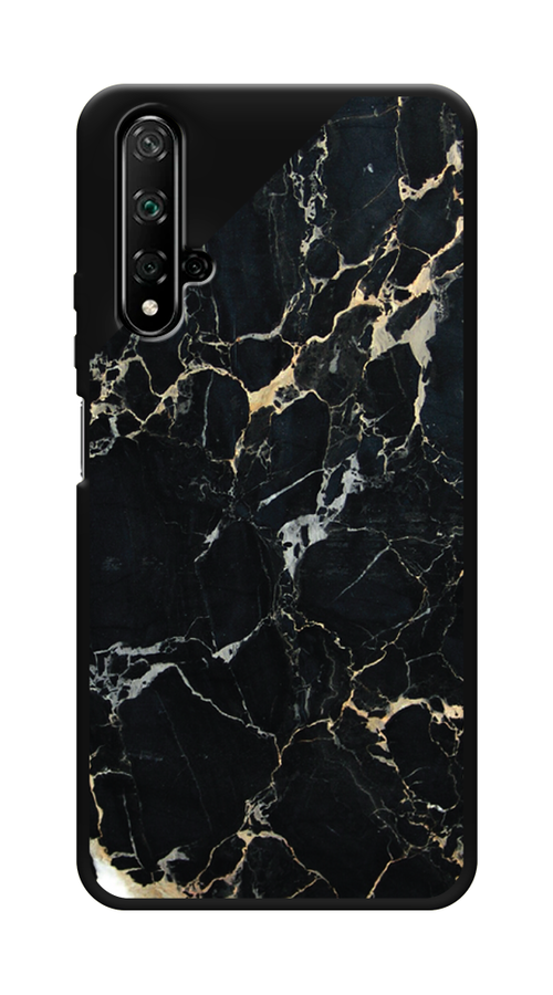 

Чехол Awog на Huawei Nova 5T "Черный мрамор уголок", Разноцветный, 610552-1