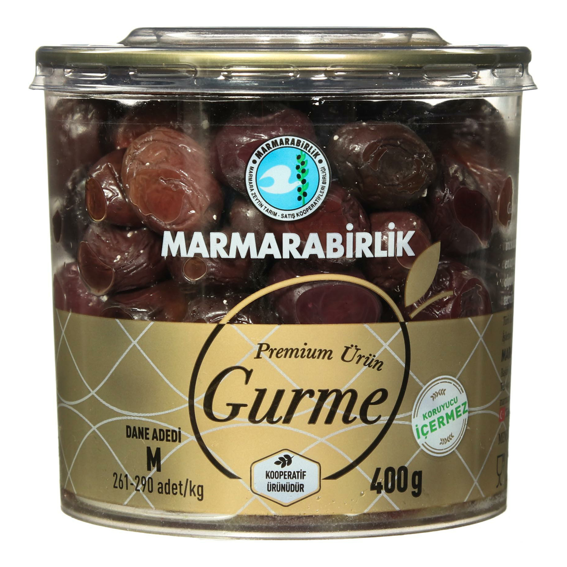 

Оливки Marmarabirlik Gourmet 261-290 M 400 г