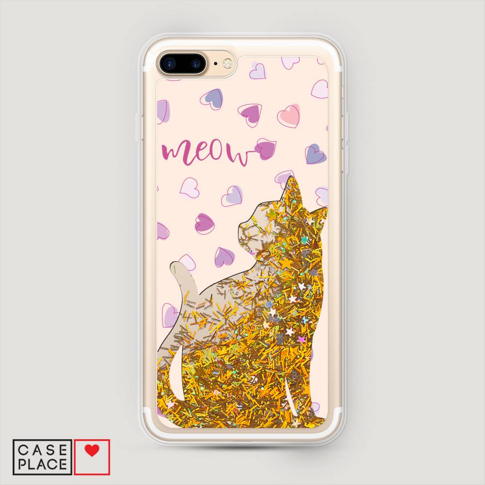 

Чехол Awog на Apple iPhone 8 Plus / Айфон 8 Plus "Прозрачный кот", 10990-1