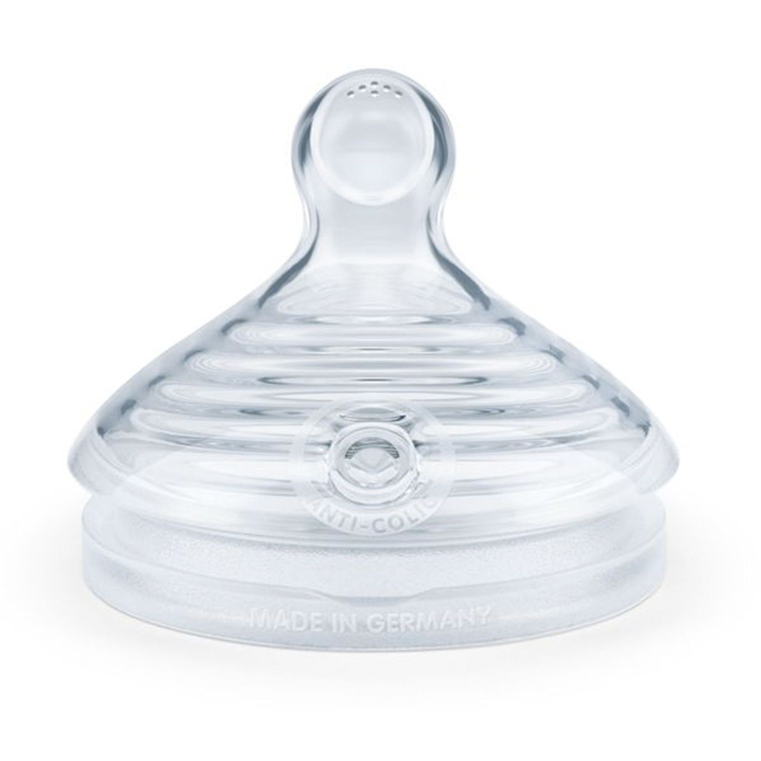 

Соска Nuk Nature Sense для заменителей грудного молока, силикон, 0-6 месяцев