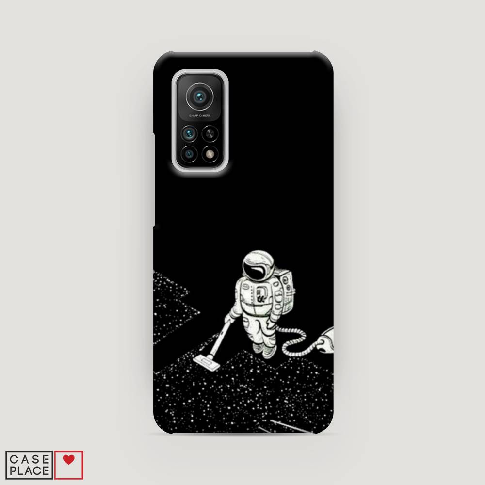 

Пластиковый чехол "Космонавт с пылесосом" на Xiaomi Mi 10T Pro, 37720-3