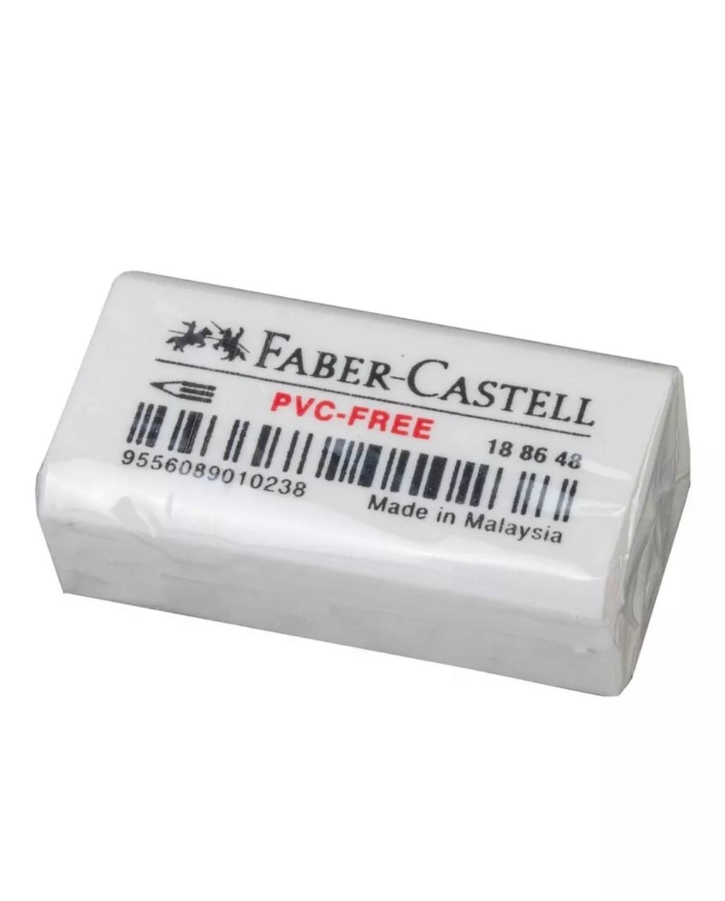 

Ластик канцелярский Faber Castell, ПВХ, 1 шт, 2x3x6 см, Разноцветный, Ластик