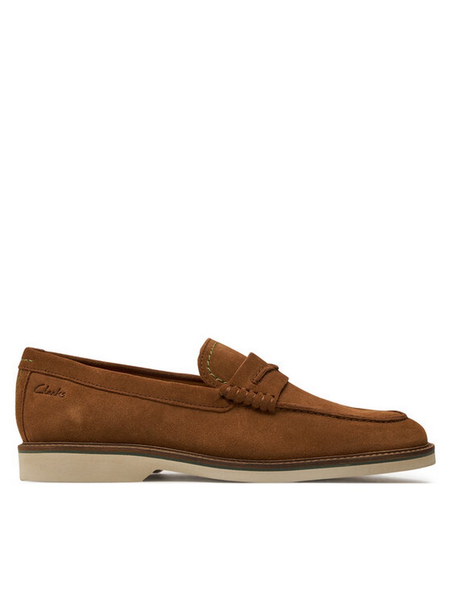 Мокасины мужские Clarks Atticus Ltslip 26176086 коричневые 41 EU