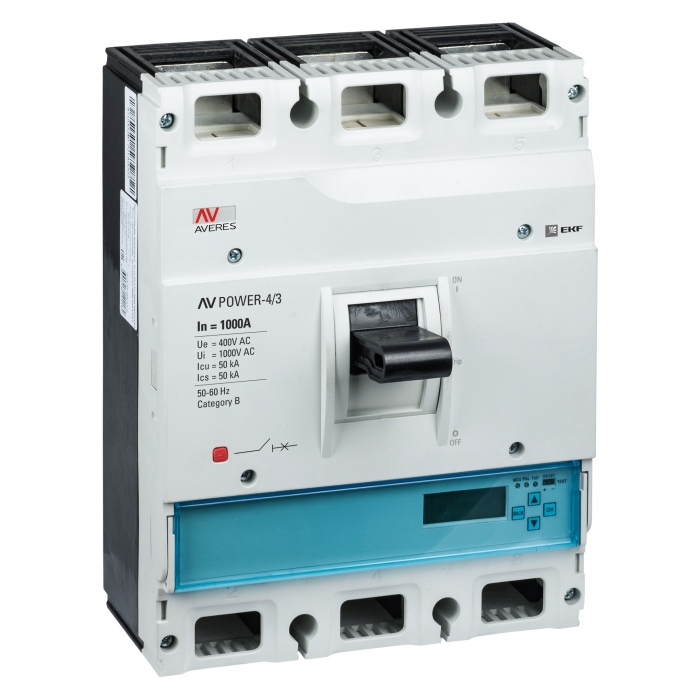 фото Автоматический выключатель ekf av power-4/3 mccb-43-1000-6.2-av 1000а 50ka etu6.2