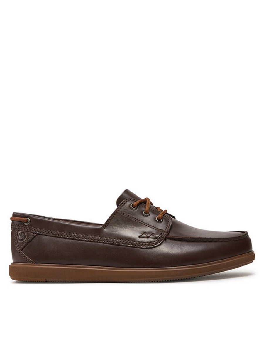 Топсайдеры мужские Clarks Bratton Boat 26176095 коричневые 41 EU