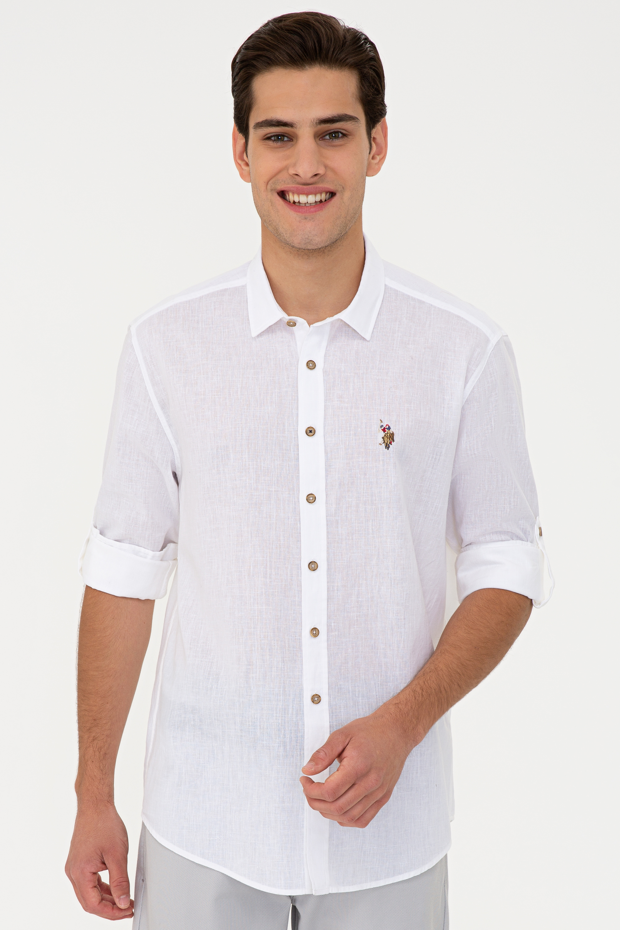 

Рубашка мужская U.S. POLO Assn. G081SZ0040ENZO021Y белая XL, G081SZ0040ENZO021Y