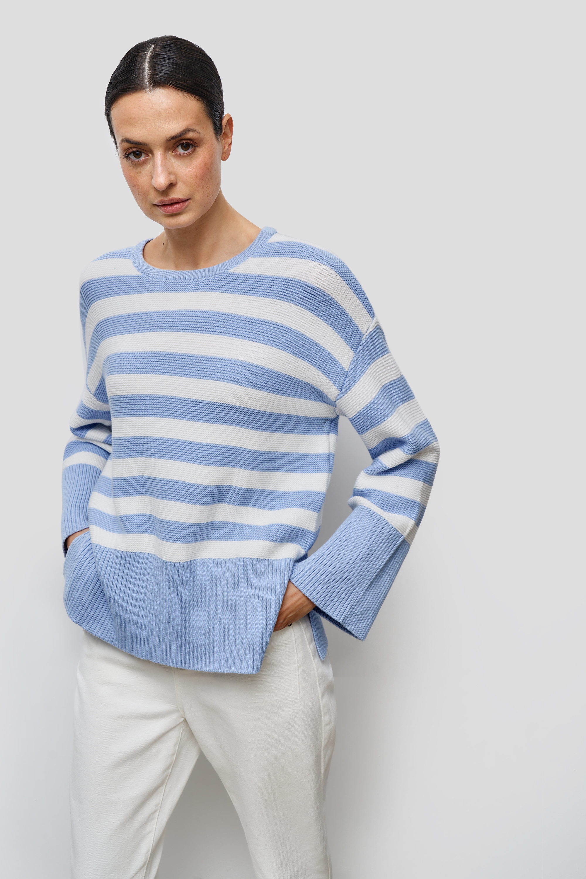 

Джемпер женский Baon B1323021 голубой M, B1323021