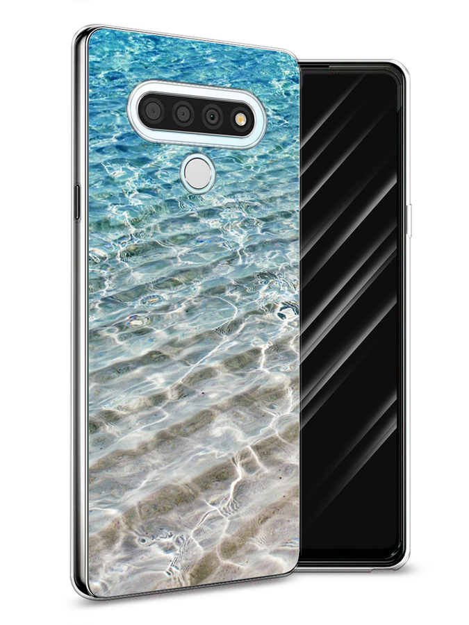 

Чехол Awog на LG Stylo 6 "Волны 10", Голубой, 84550-4