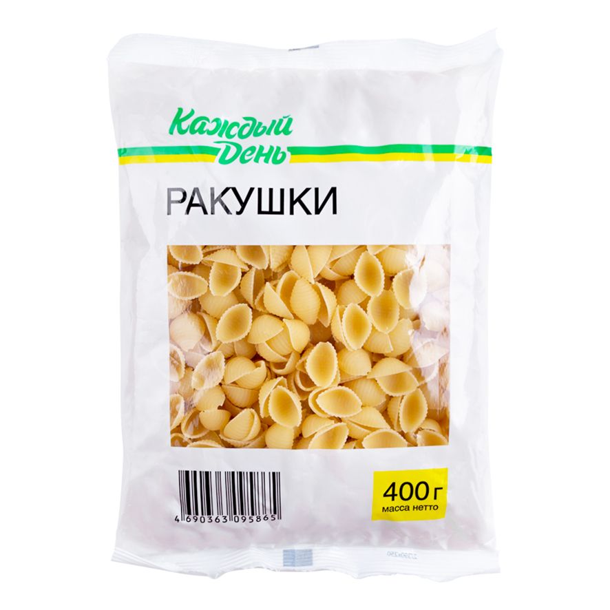 Макаронные изделия Каждый День Ракушки 400 г