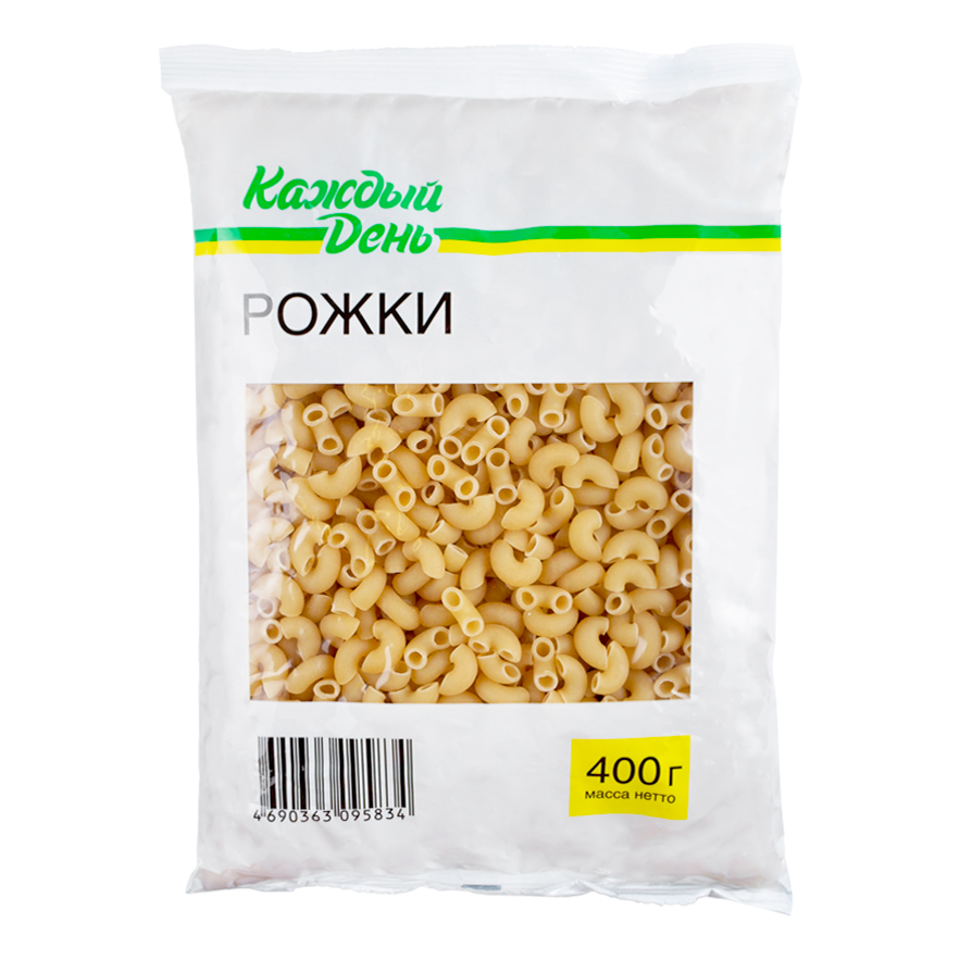 Макаронные изделия Каждый День Рожки 400 г