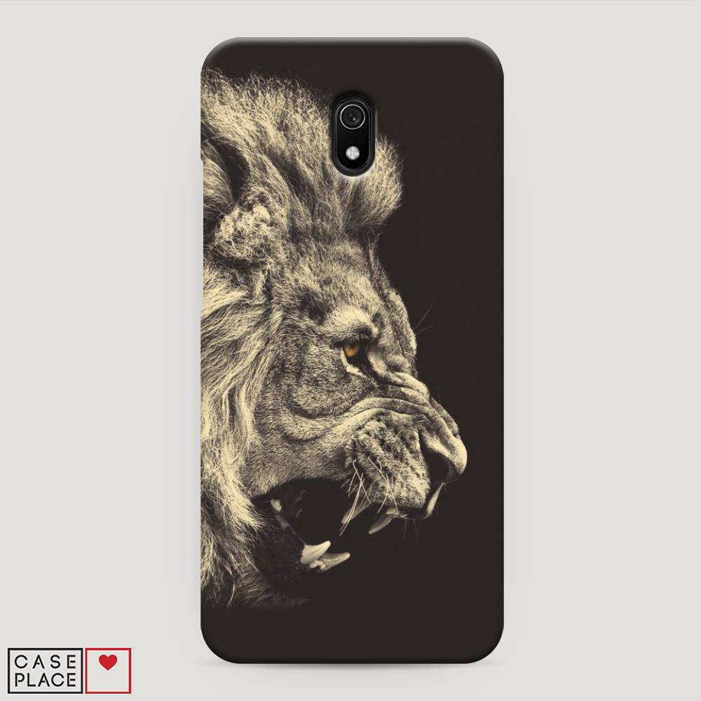 

Пластиковый чехол "Львиный рык 2" на Xiaomi Redmi 8A, 37220-1