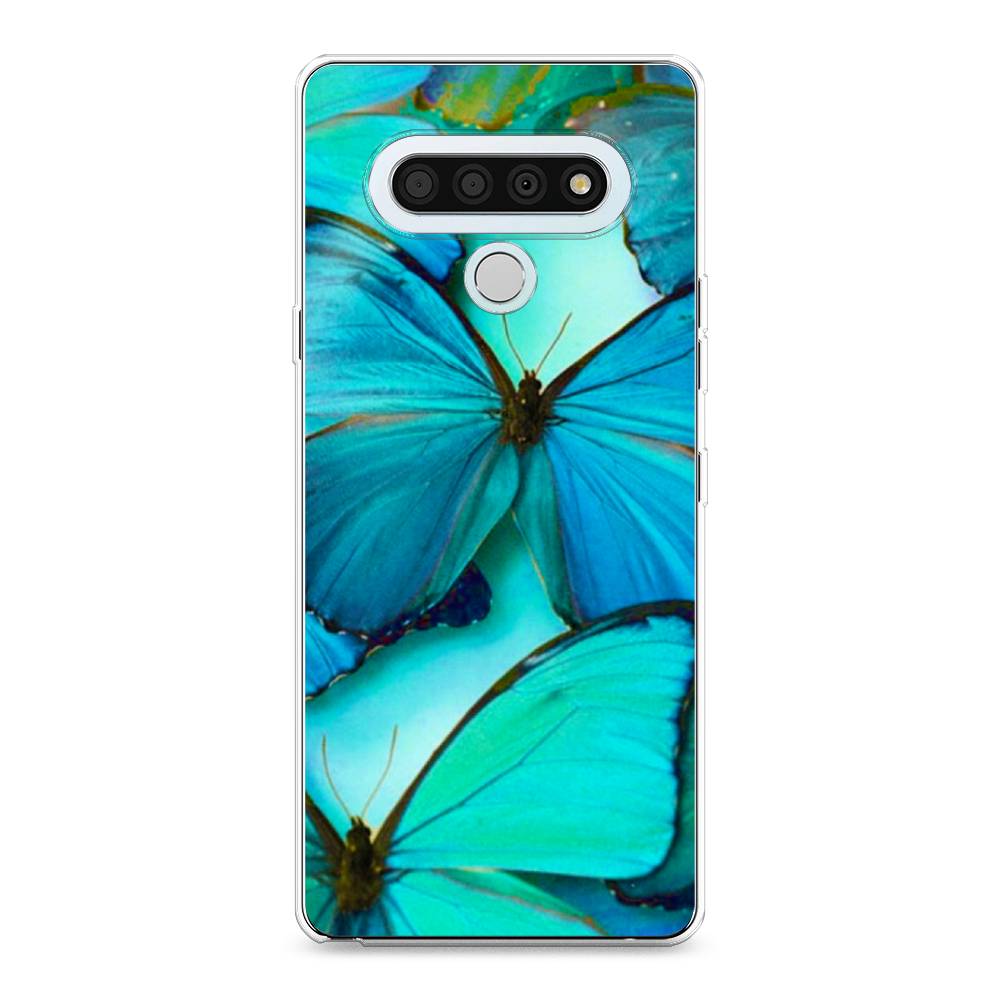 фото Чехол awog "неоновые бабочки" для lg stylo 6