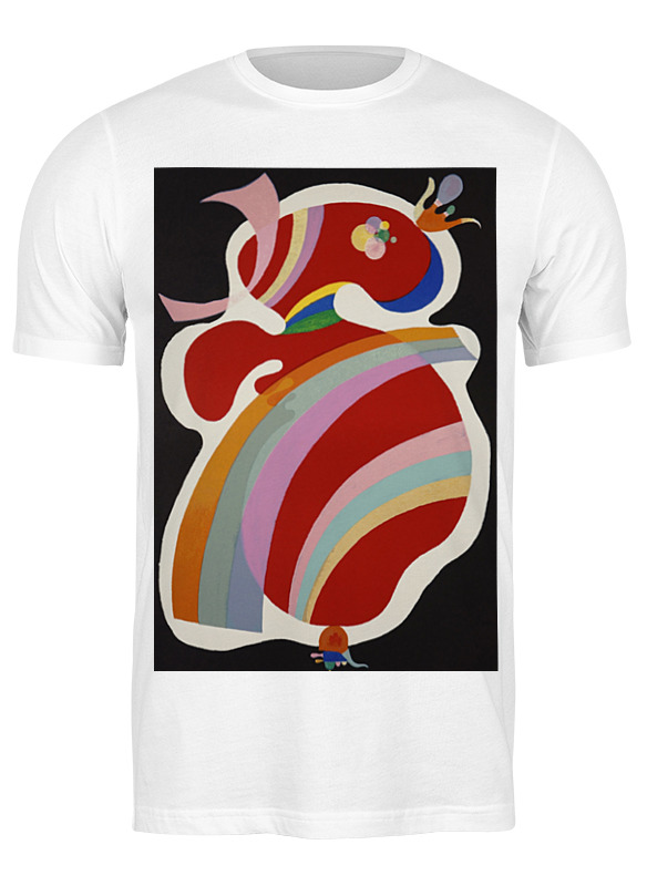 

Футболка мужская Printio Картина (василий кандинский) белая 3XL, Белый, Картина (василий кандинский)