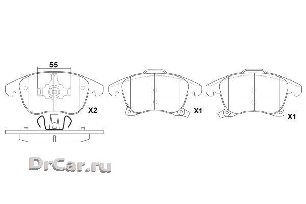 

Колодки Тормозные [Fr] Ford Mondeo V 2.0 2014 - / Galaxy 2.0 15-/ S-Max 2.0 1 Sb Nagamochi