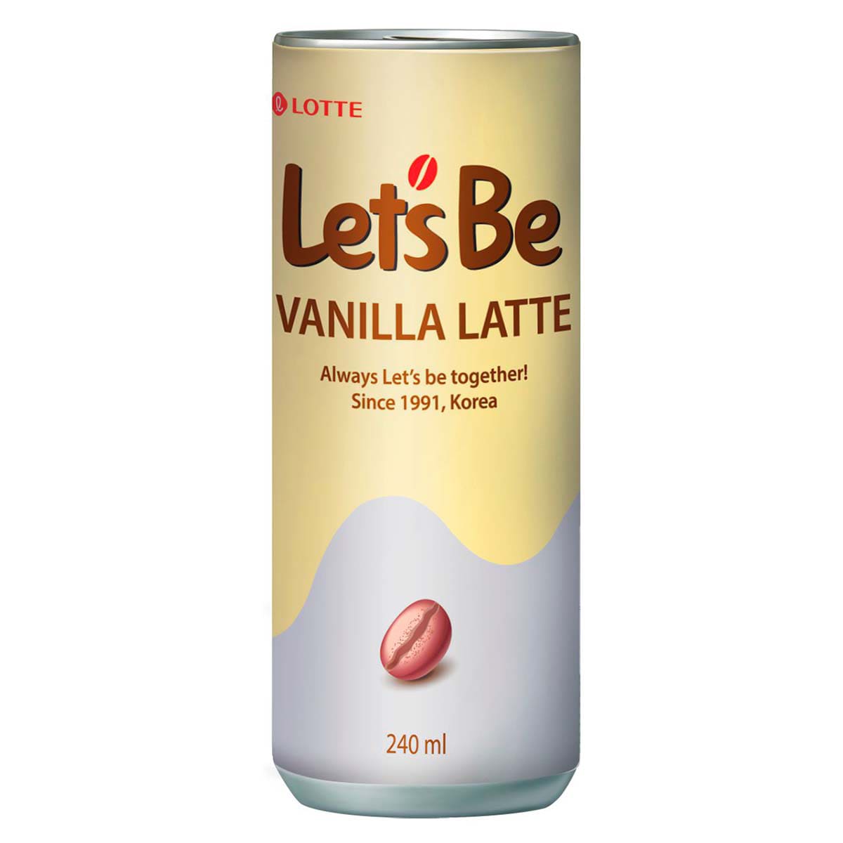 Кофейный напиток Lotte Let's Be Vanilla 240 мл