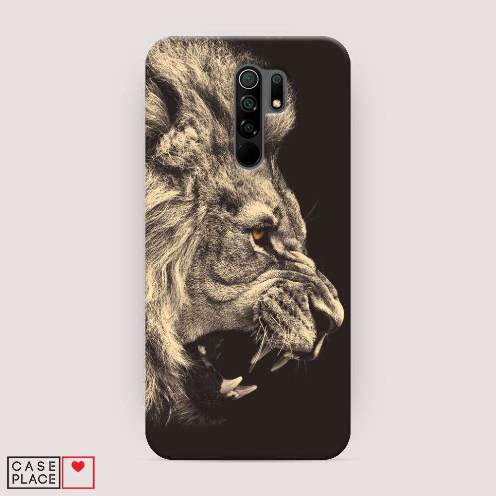

Пластиковый чехол "Львиный рык 2" на Xiaomi Redmi 9, 38320-1