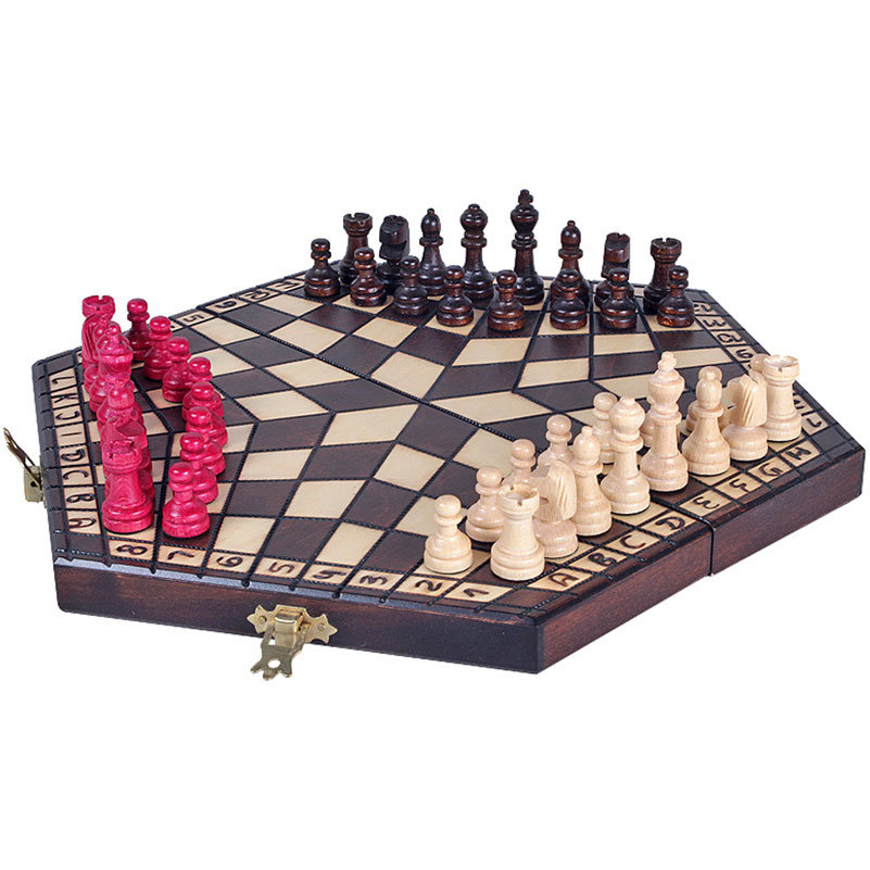 фото Шахматы на троих классика 35 х 20 х 4,5 см, 4963454