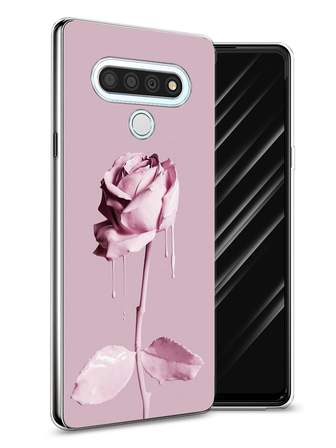 

Чехол Awog на LG Stylo 6 "Роза в краске", Белый;розовый, 84550-8