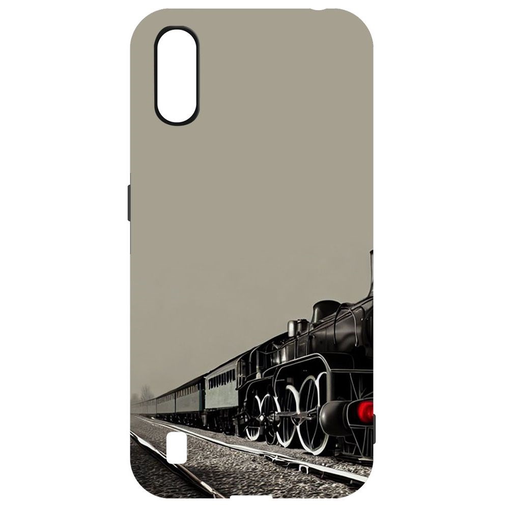 

Чехол-накладка Софт Паровоз для Samsung Galaxy M01 (M015), Черный