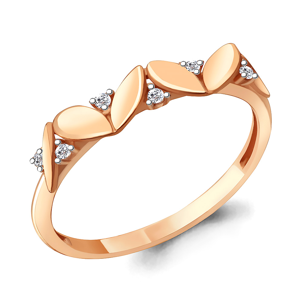 

Кольцо из серебра с фианитом р., Aquamarine 68865А, 68865А_925_з