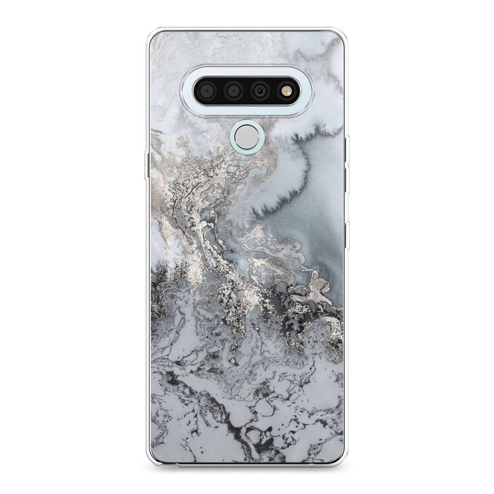 фото Чехол awog "морозная лавина серая" для lg stylo 6