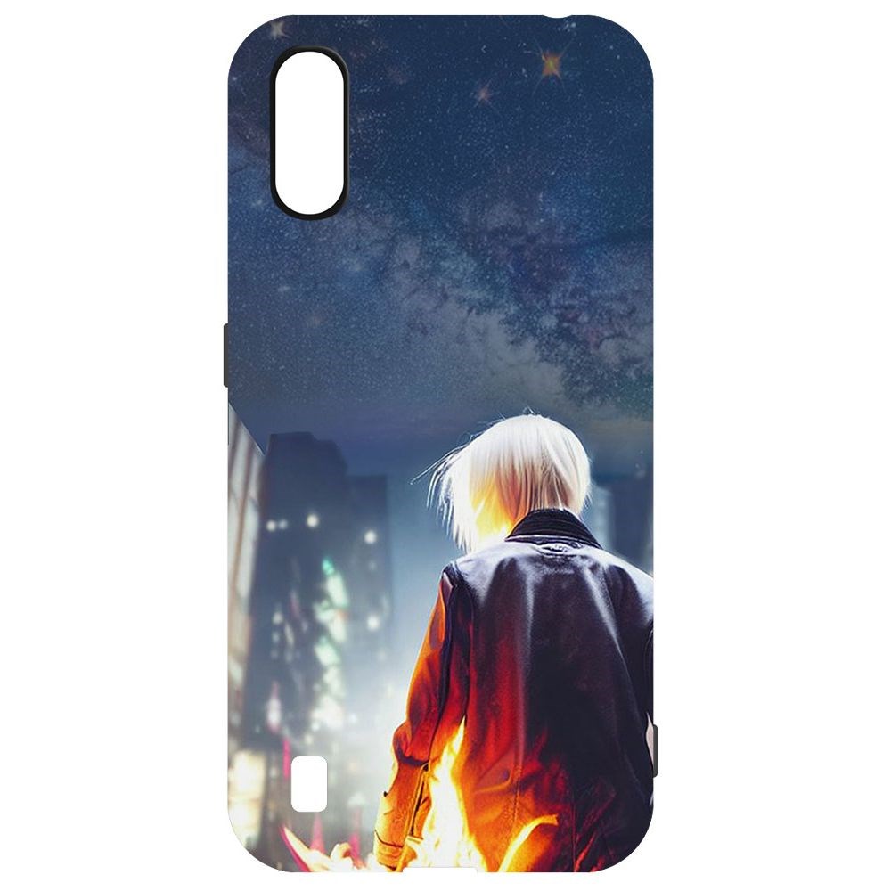 

Чехол-накладка Софт Перспектива для Samsung Galaxy M01 (M015), Черный