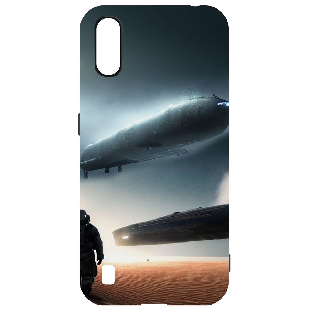 

Чехол-накладка Софт Пора лететь для Samsung Galaxy M01 (M015), Черный