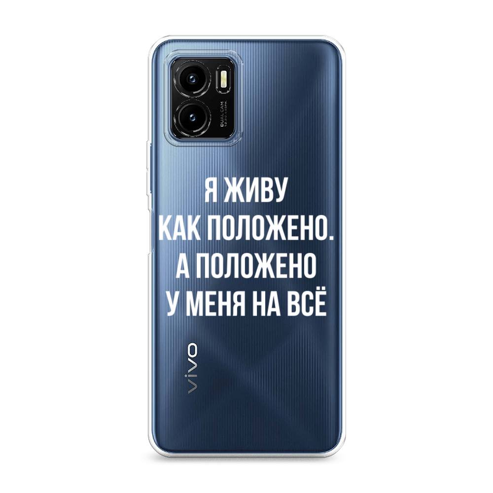 

Чехол Awog на Vivo Y15s "Живу как положено", Разноцветный, 265650-6