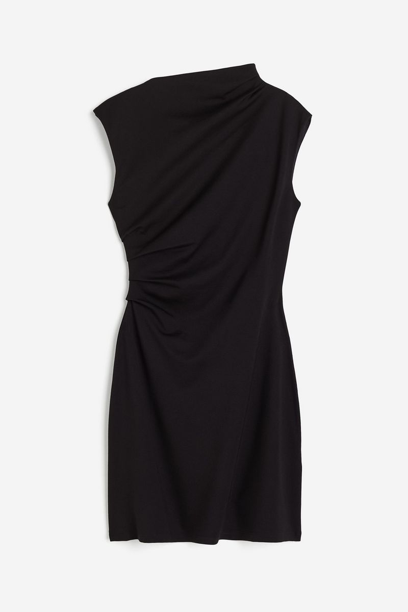 

Платье женское H&M 1222954 черное XL, Черный, 1222954
