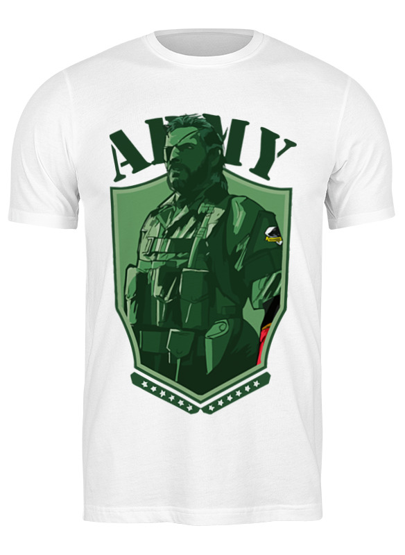 

Футболка мужская Printio Solid snake (metal gear) белая 3XL, Белый, Solid snake (metal gear)