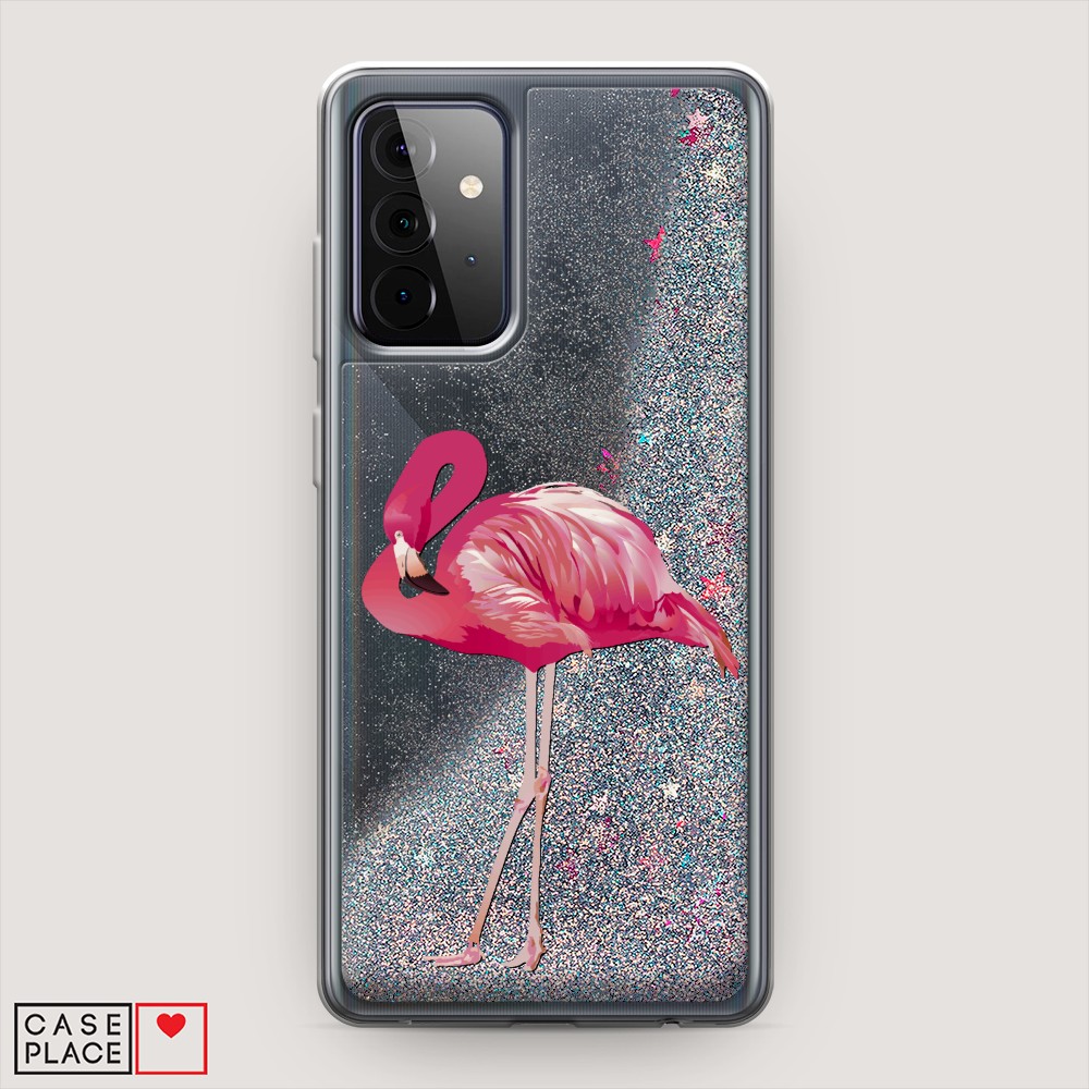 

Чехол Awog на Samsung Galaxy A72 / Самсунг A72 "Застенчивый фламинго", Разноцветный, 2101991-1