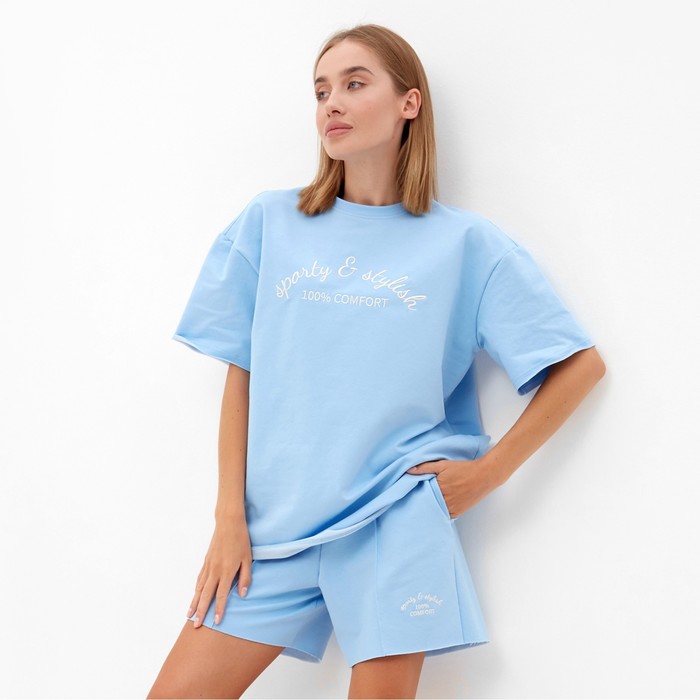 

Костюм женский MINAKU SPORTY & STYLISH голубой 48 RU, SPORTY & STYLISH