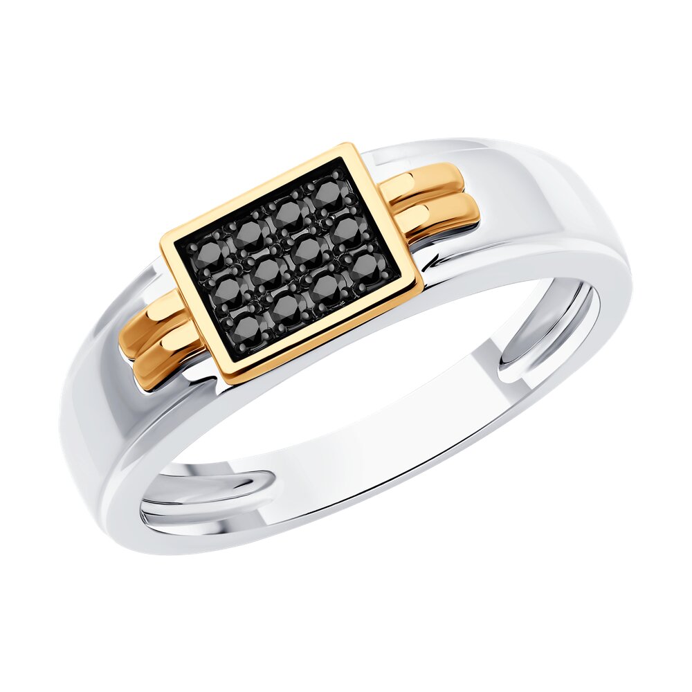 

Кольцо из золота р. 19 SOKOLOV Diamonds 7010127-3, бриллиант, 7010127-3